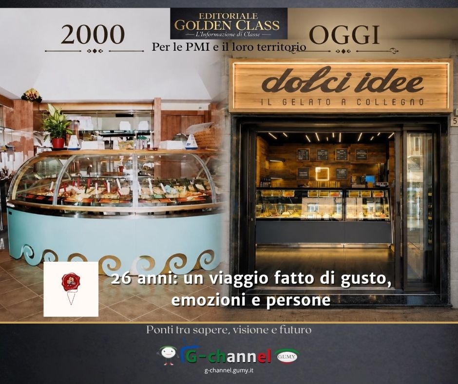 26 anni di Dolci Idee Gelateria: un viaggio fatto di gusto, emozioni e persone